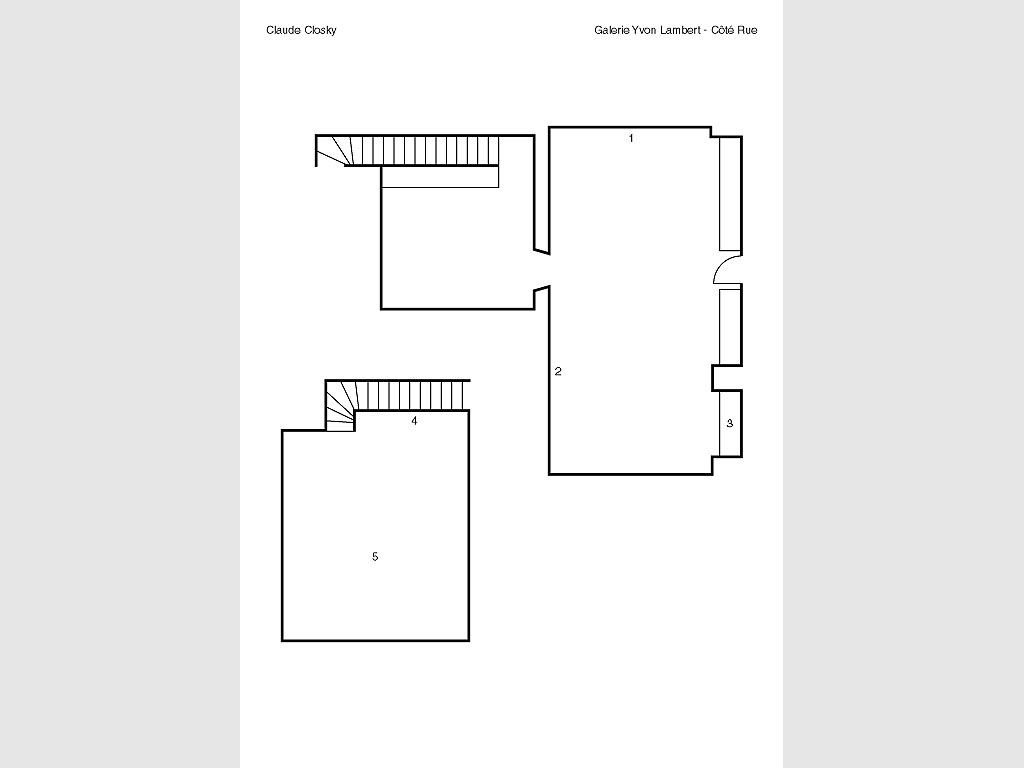 Claude Closky, ‘Untitled (galerie Yvon Lambert)’, 1999, laser print on paper, plastic jacket, 100 sheets 29,7 x 21 cm.